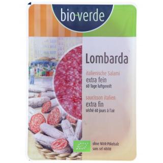 Salami Lombarda geschnitten