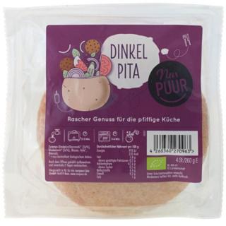 Dinkel Pita Taschen 4 Stück